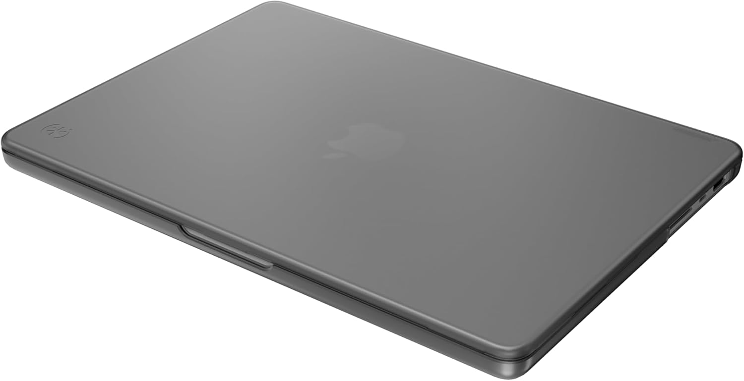 Speck SmartShell MacBook Case - 14 Inch Compatible with M3, M2 & M1 Pro/Max (2023-2021) - Scratch-Resistant Hardshell - Graphite Grey