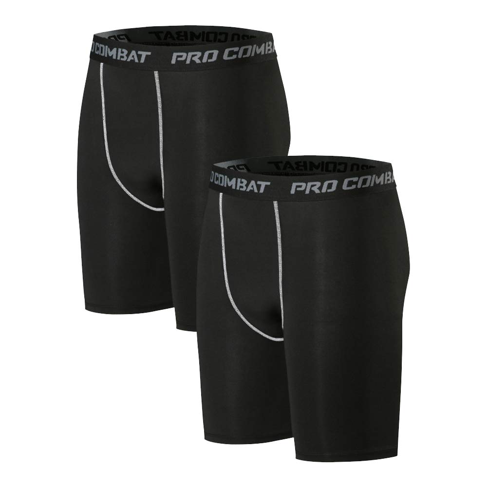 Men's 2-3 Pack Compression Short,Mens Gym Running Shorts Sports Wear Base Layer Tights for Fitness Training Workout Jogging Exercise