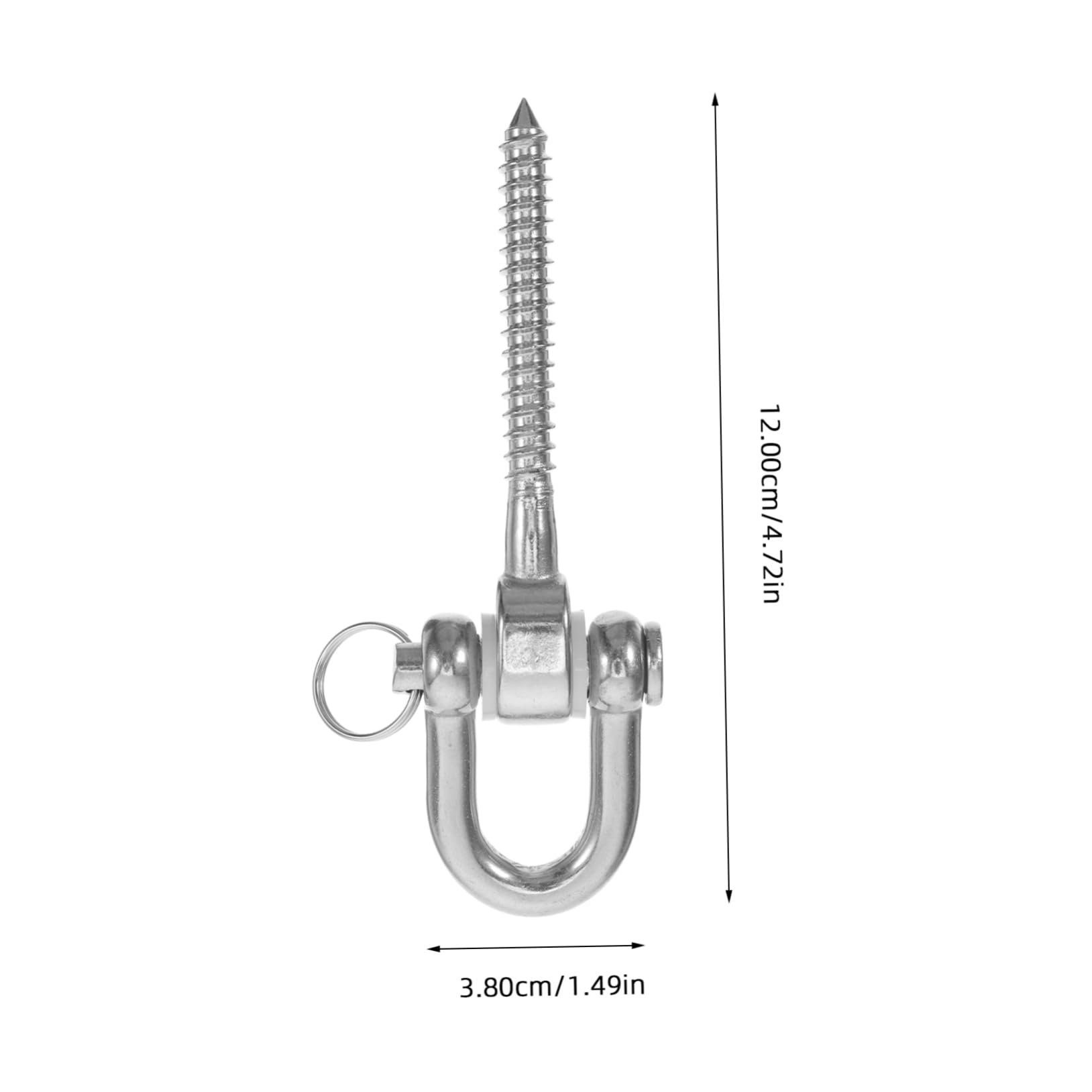 Toyvian Stainless Steel Swing Hanger for Hammocks Swings Outdoor Accessory Easy Install Heavy Duty