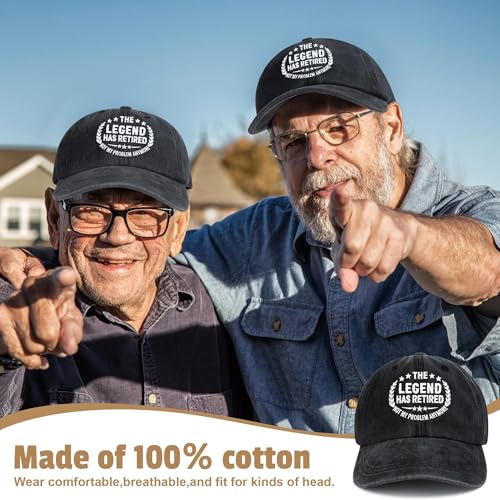 Image of Launrada Retirement Gifts for Men 2026 Retired Gifts for Men Happy Retirement Decorations for Man The Legend has Retired Gift Ideas for Man Includes Mug Hat Candle Socks Dice