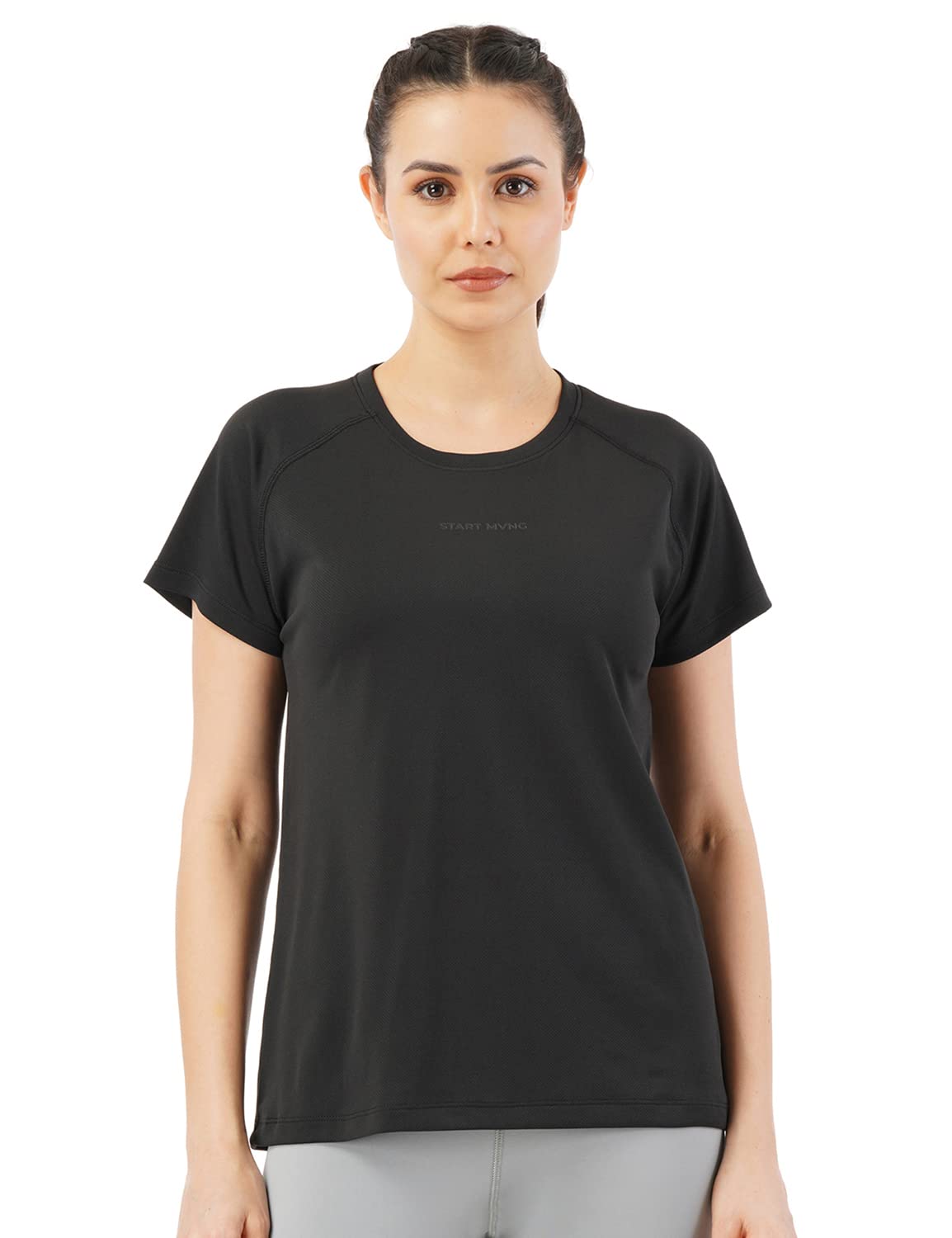 Pump'd Athleisure Women's T-Shirt for Gym -Lightweight, Anti-Odor, UV Protect, Dry Tech, Ultra Soft Seams (Black Hole, 4XL)-picture-49