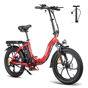 Elektrische fiets Fafrees F20 20 * 3.0 inch opvouwbare fatbike 250W 16AH elektrische stadsfiets voor volwassenen Shimano…