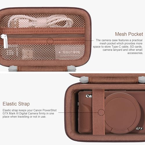 Funda rígida para cámara Canon PowerShot G7X Mark III miniatura 4