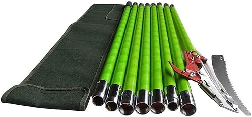 RETERMIT Podadora de poste de árbol de 26 pies sierras manuales para recortar árboles con sijera extensible mango largo para cortar patio jardín