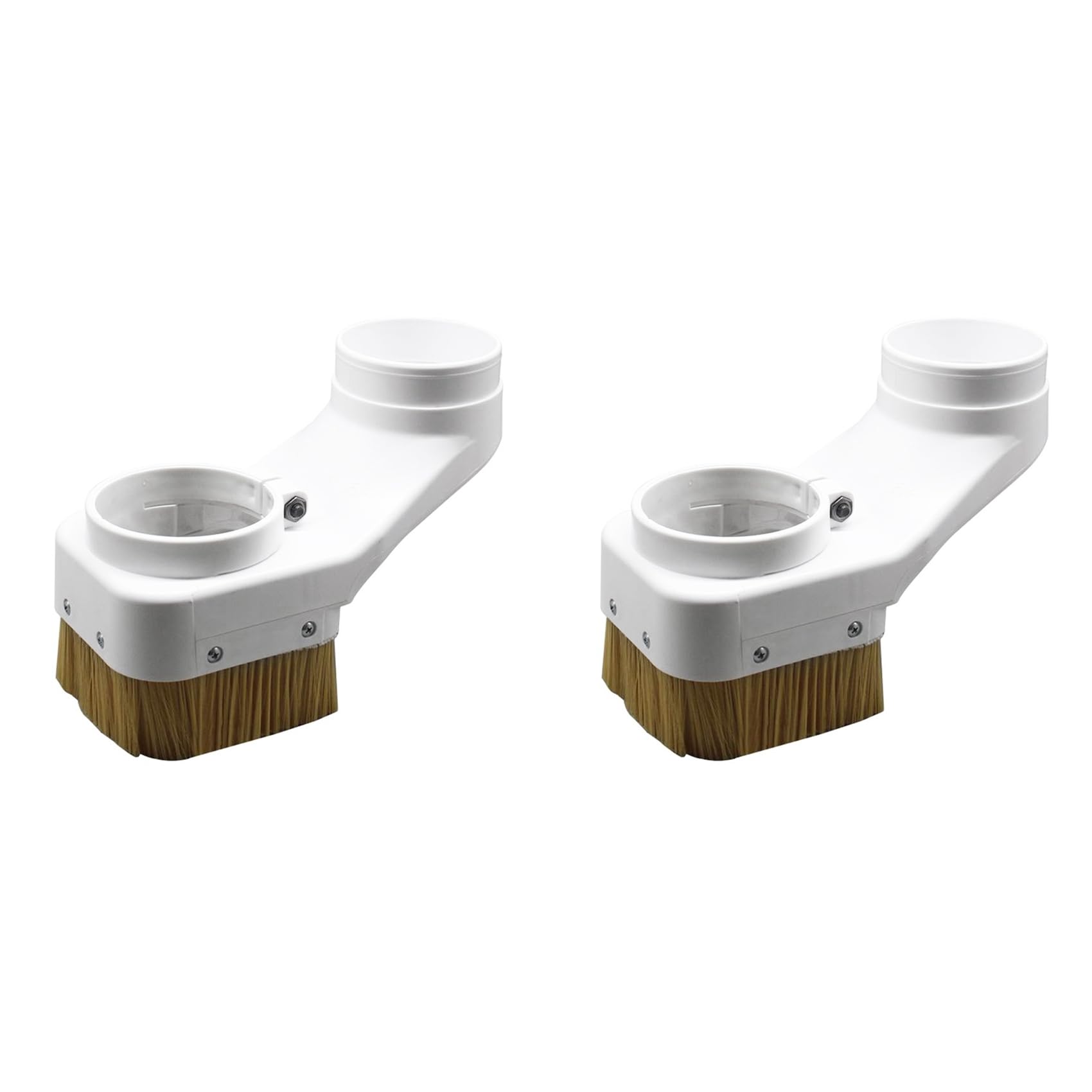 Jnchdghwa White 2Pcs 85Mm Engraving Machine Spindle Brush Dustproof Brush Dustcollector Cnc Router Engraving Milling Machine