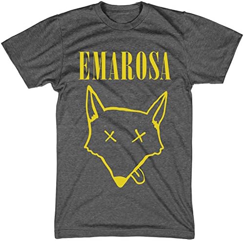 Emarosa Men's Nirvana Fox T-Shirt Heather Graphite