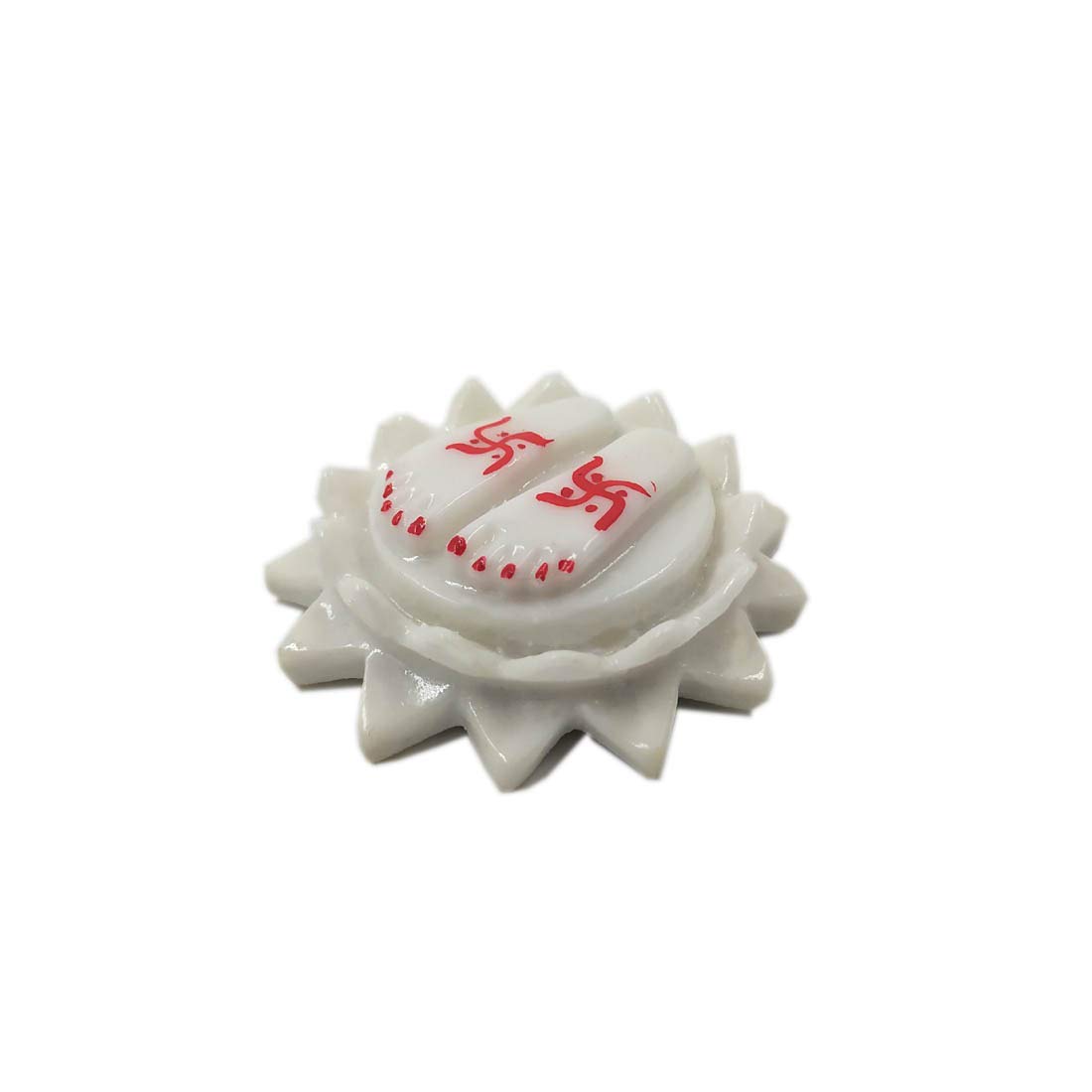 Marble Lotus Charan Paduka - Puja Idol -1 Marble Lotus Charan Paduka - Puja Idol -1