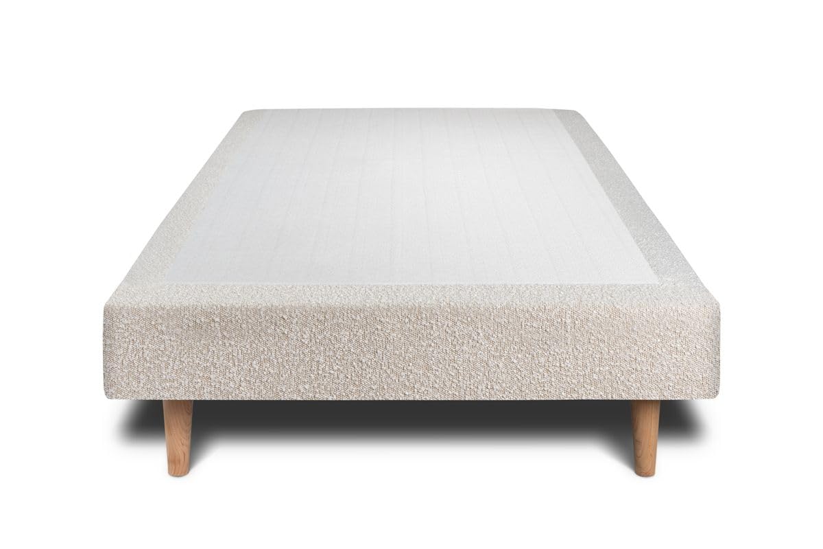 Sommier Tapissier Bouclette Beige 90x200 H29cm