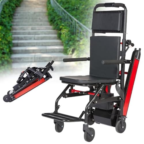 Silla De Ruedas Eléctrica Para Subir Escaleras, Portátil Plegable, Salvaescaleras Para Personas Mayores, Carga Segura 165 Kg