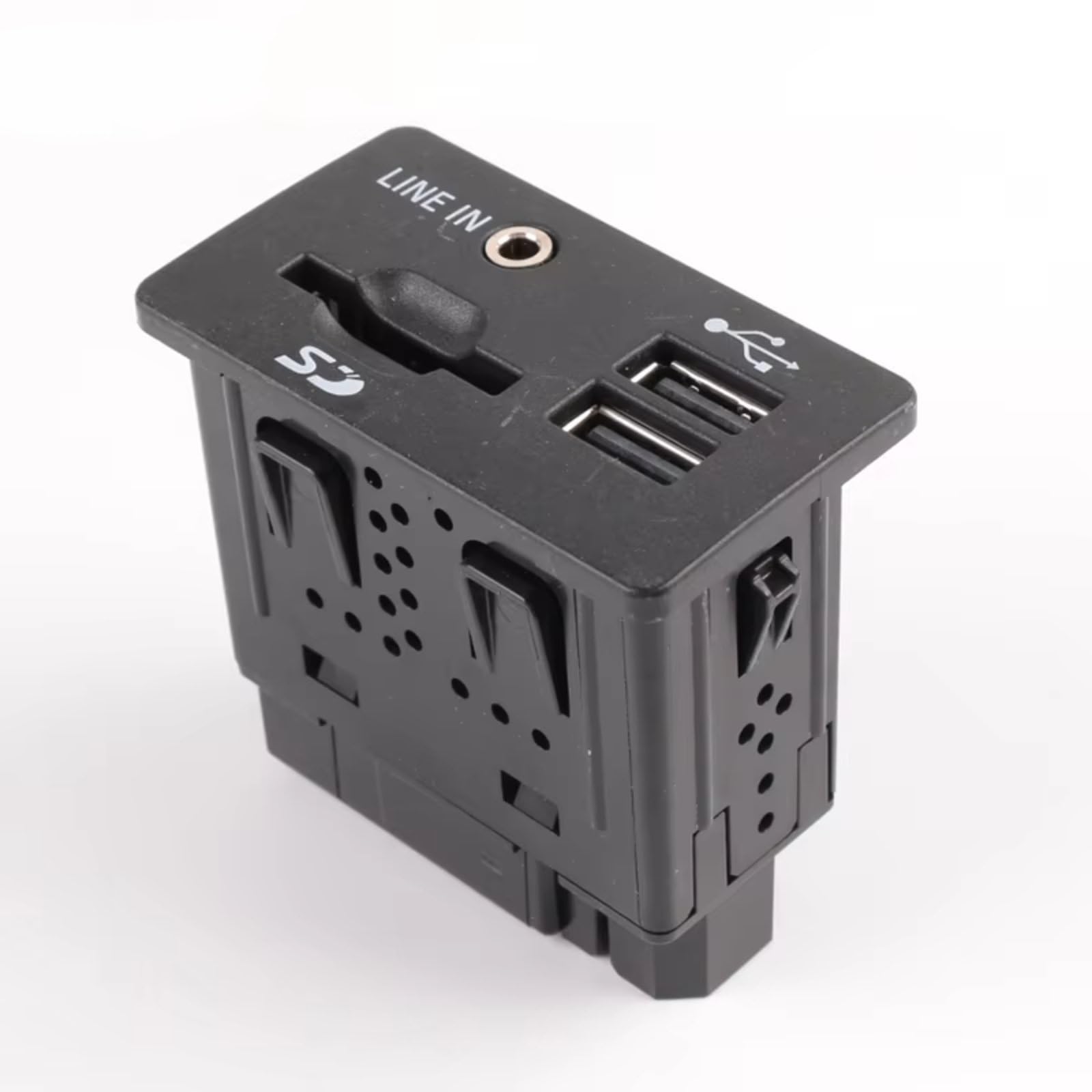 Adattatore Audio AUX USB per Auto, per Fusion 2013 Interfaccia Audio AUX con Lettore SD d C1BT-14F014-AE FL3T-14F014-AA