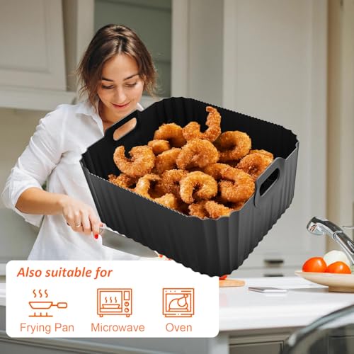 Kunoli 2 Moldes de Silicona para Freidora de Aire Caliente Philips Essential Airfryer de 4,1 l, Accesorios para Philips HD9252/HD9200/HD9255 - imagen 5