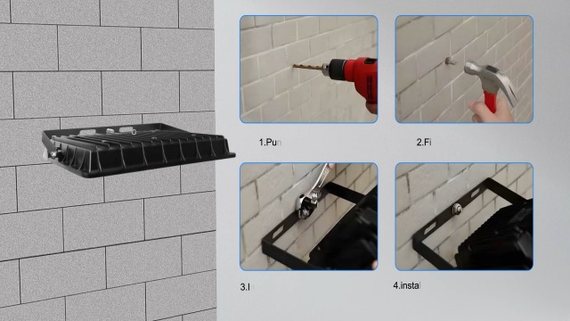 Faretto LED Esterno 20W - Luci Da Giardino, Cortile E Garage, 2000 Lumens, IP66 Impermeabile - Foto 5