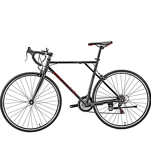 Eurobike Obk Xc560 Road Bike 700C Wheels 54Cm Frame For Men 21 Speed City Commuter Bicycle Complete Racing Bikes (Black) #TOP3