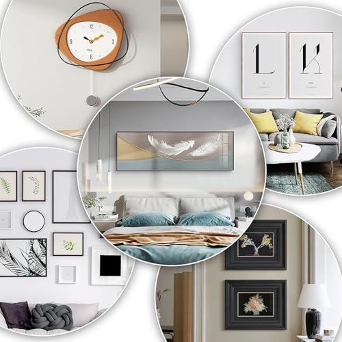 Image of Flush Mount Bracket 18 Pcs Interlocking Mount Picture Hanger Hook Hardware Heavy Duty Stainless Steel Silver for Art Gallery Clock Shelves Mirrors Wall Hanging Photo Frame