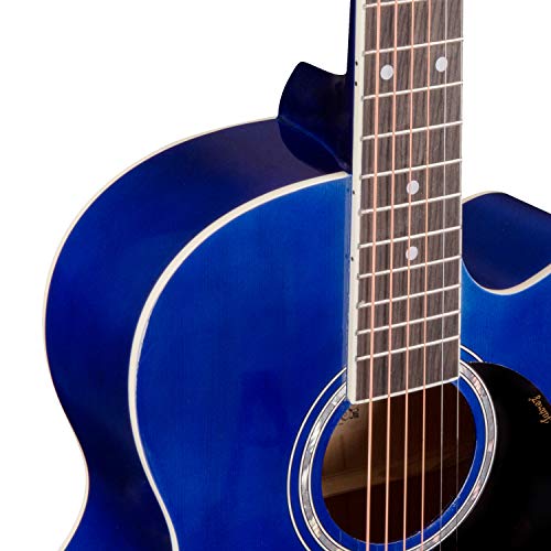 Image of JUAREZ Basswood Arpeggio Guitar JRA39SR-BL, Blue