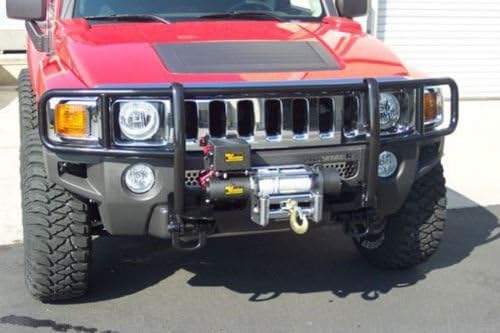 Hummer H3 with TAC Grill Guard and winch installed