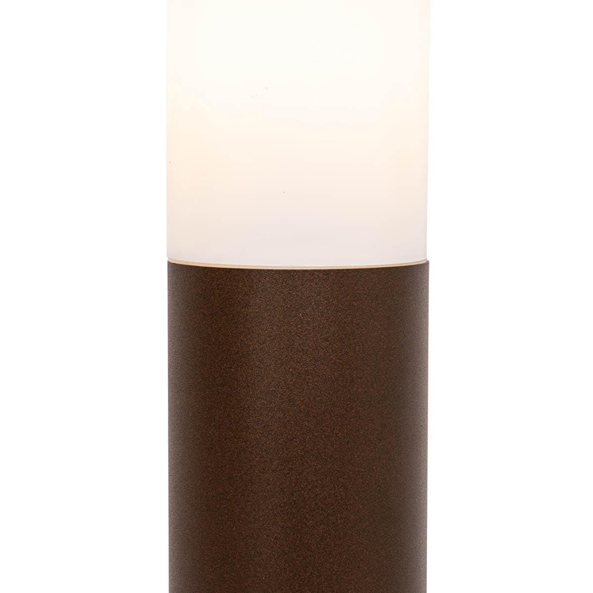 Qazqa rox - Palo da giardino Industriale - 1 luce - Ø 11.9 cm - Ruggine - Industriale - Illuminazione esterna