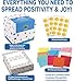 Racrico 70 Inspirational Cards with Envelopes & Stickers – 3.5x3.5 Positive Affirmation Notes in Gift Box – Encouragement, Gratitude, Motivation.