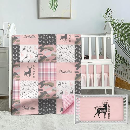 Deer Camo Baby Bed Set Ducks, Switchgrass Camo, Duck Hunting Boy