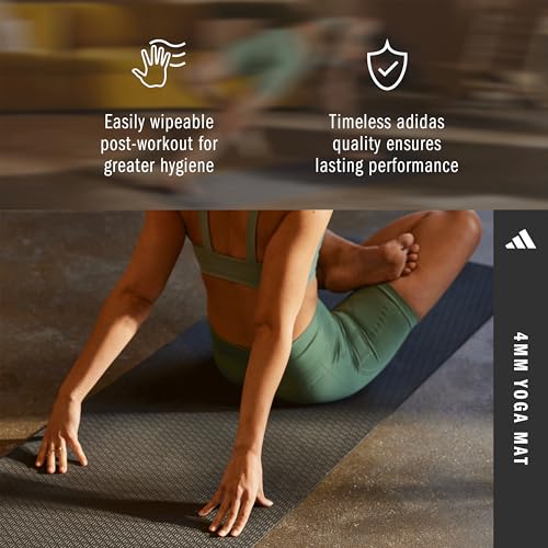 adidas Yoga Mat, 4mm Medium-Density (Eco-Friendly) — view 7