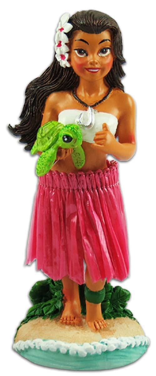 KC Hawaii Napua Honu Hula Girl Miniature Dashboard Doll