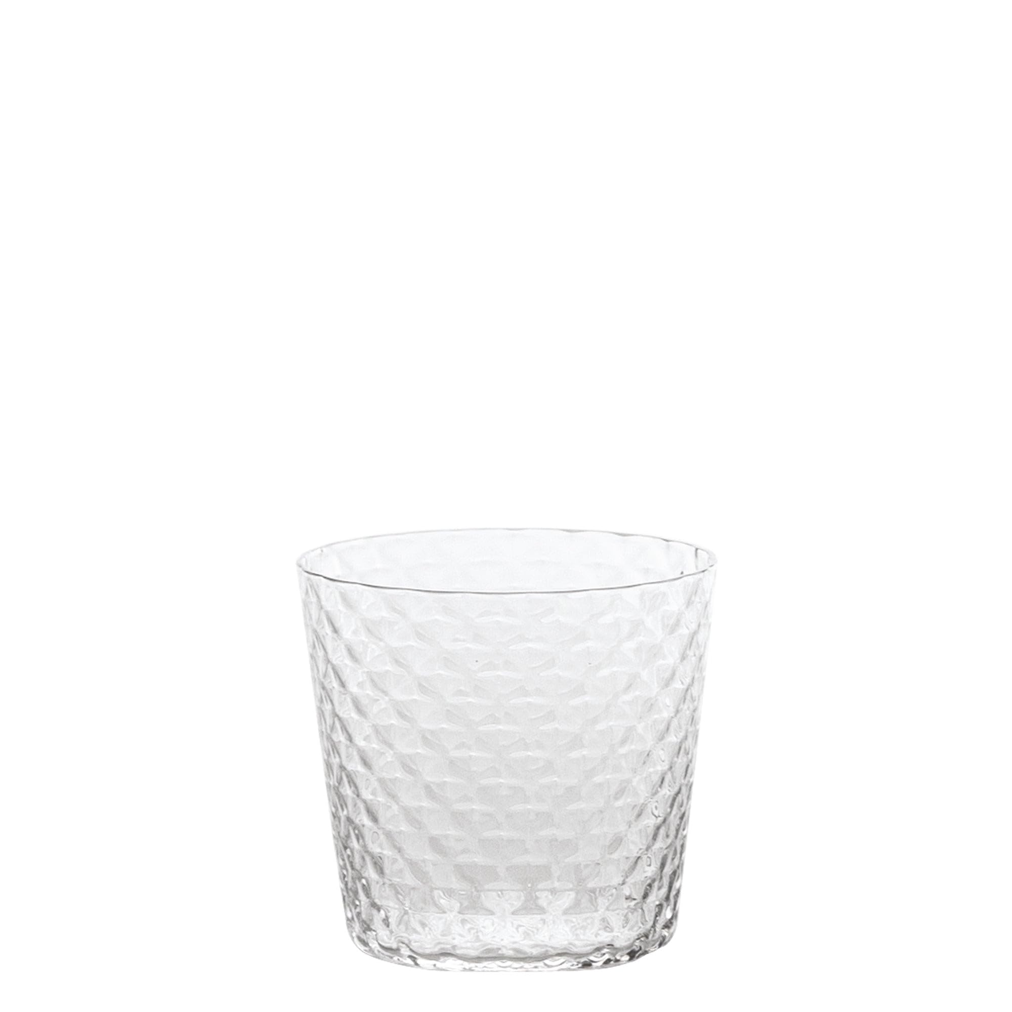 Zafferano Veneziano Mixology Bicchiere per cocktail long drink liquori | 4 pezzi | motivo sfaccettato | soffiato a mano (Tumbler XL (VN01100)