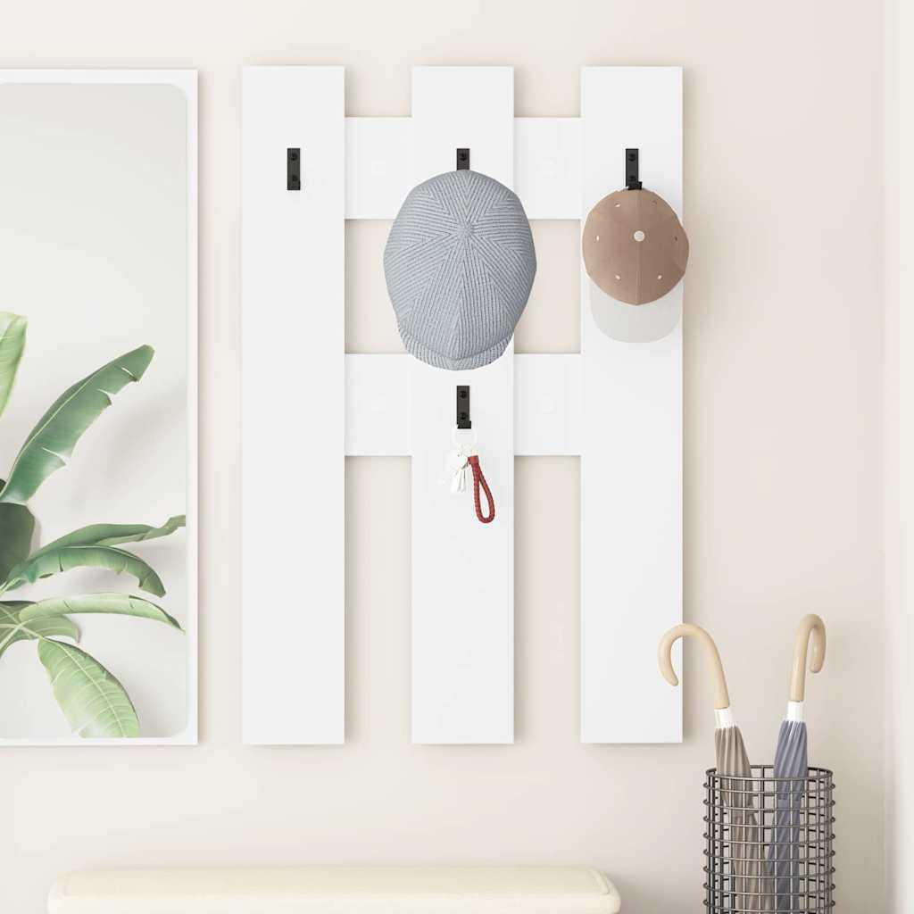 Table de chevet murale blanche en bois pour libérer l'espace au sol de votre chambre