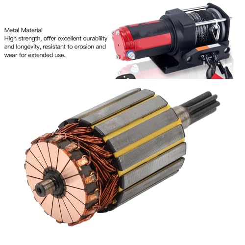 Rotor motor para winch ATV 3000LB DC12V metal miniatura 2