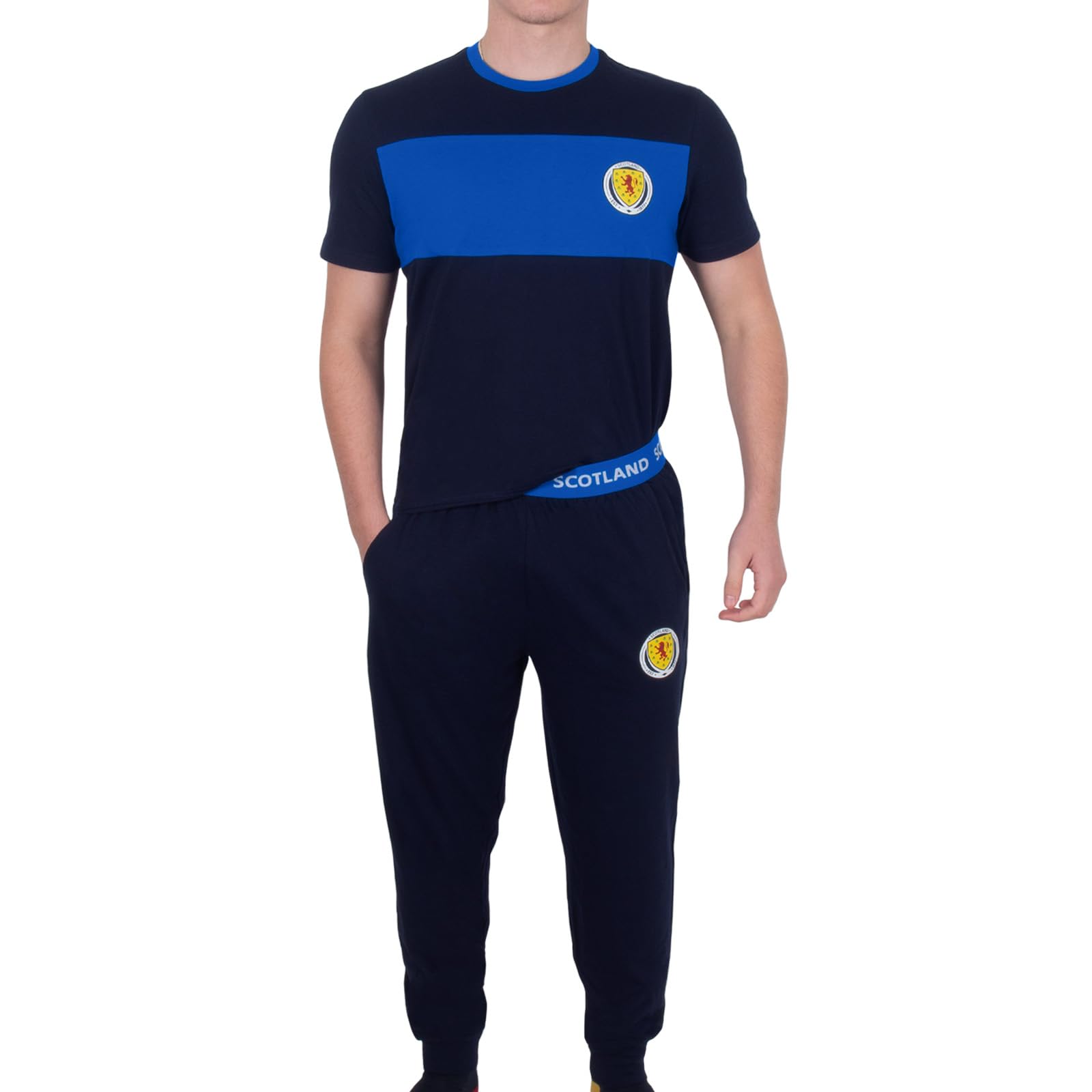 Scottish FA - Men's Pyjama Set - Navy - Size M