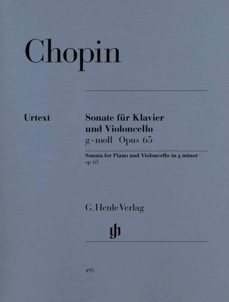 Sonata for Violoncello and Piano G minor op. 65 op. 65 cello and piano