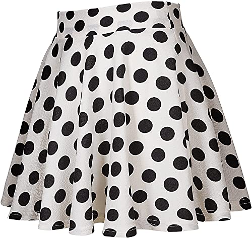 Image of Girls Kids Skater Skirts with Attached Inner Shorts (3 Years - 15 Years) rayon blend