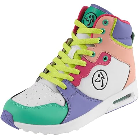 ZUMBA Women’s Air Classic High-Top Athletic Shoes, 11, Multi Cover