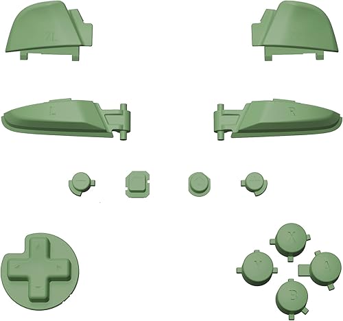Miniatura 2 de eXtremeRate Matcha Green Repair ABXY D-pad ZR ZL L R Teclas para Nintendo Switch Pro, juego completo de botones de repuesto con herramientas para