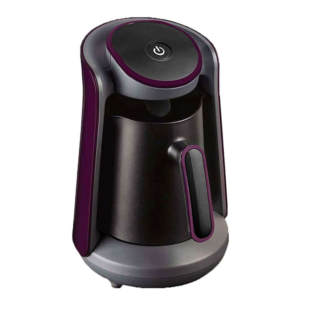 CUNTO GaRcan Macchina per il caffè automatica 600W Caffettiera elettrica senza fili Bollitore per caffè Moka 220V Portatile (Viola)