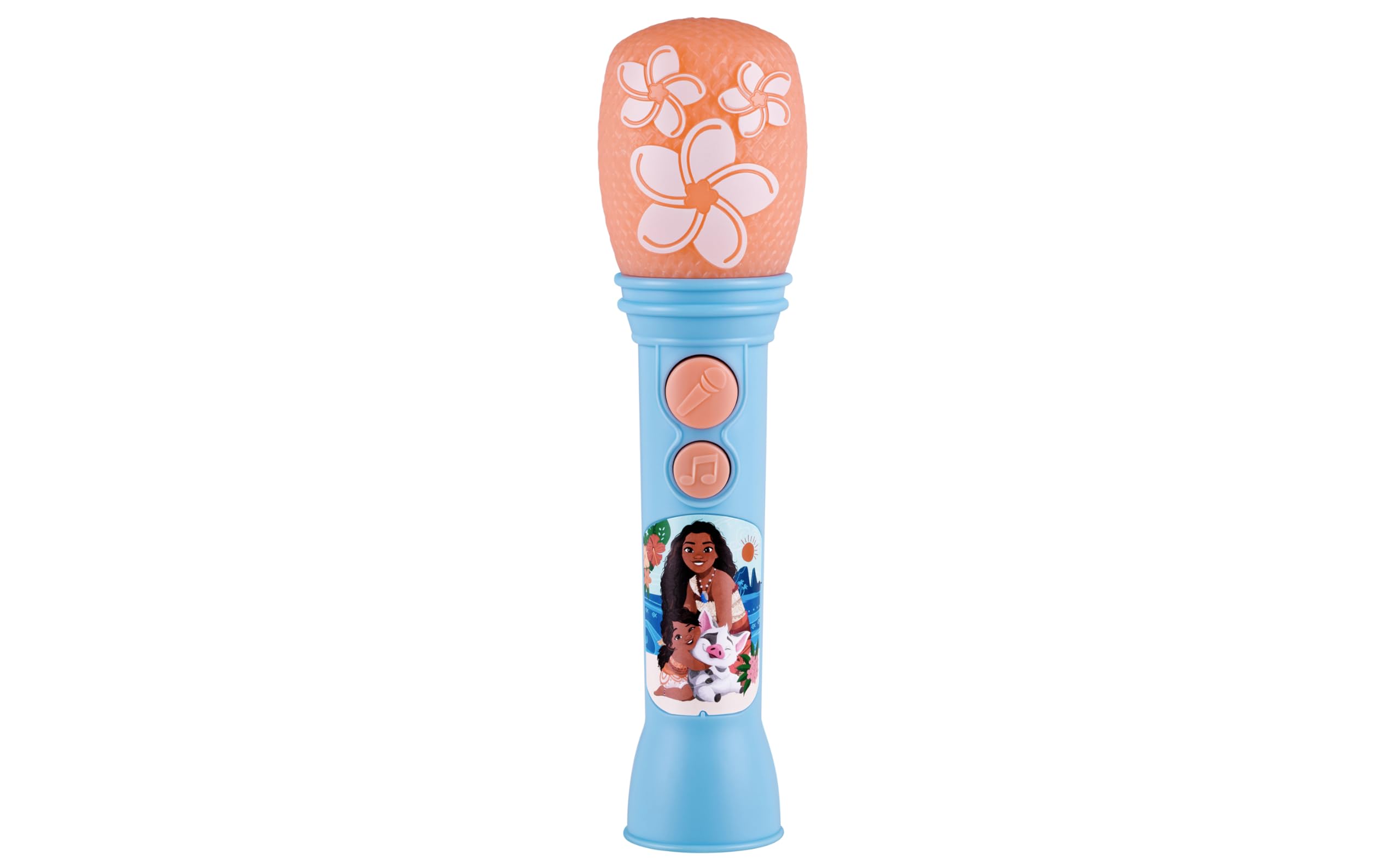 Disney Princess Moana Toy Microphone for Kids, Musical Toy for Girls with Built-in Music, Kids Microphone Designed For Fans of Moana Toys for Girls