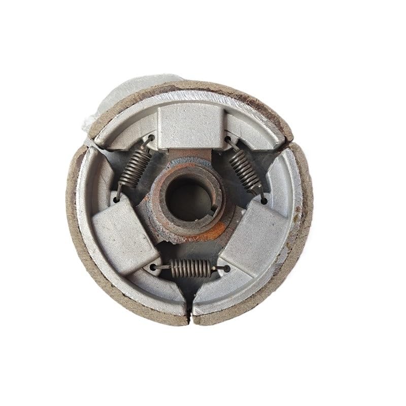 Piezas de jardín 1 Embrague de Llave Plana 168F/170F/GX160/GX200 de 20mm para Motor de Gasolina/Motor diésel refrigerado por Aire y más Modelos