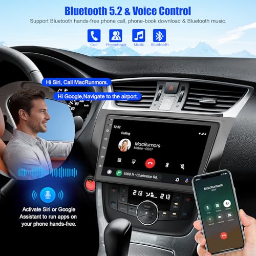 Radio para Nissan Sentra 2013-2017 con pantalla 10.1" táctil miniatura 4