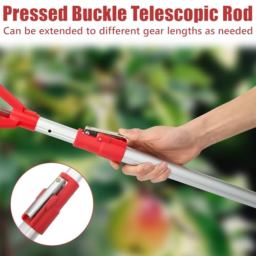 Pértiga telescópica para recoger fruta ajustable 54-88 pulg miniatura 3