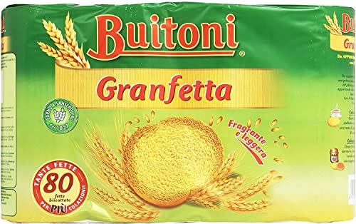 6x Buitoni Granfetta Fette Biscottate 80 fette Zwieback duftend und leicht Kekse 600g Cover