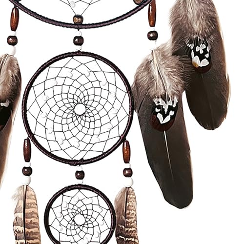 Attrape-rêves en macramé bohème, cadeau idéal pour chambre - 7
