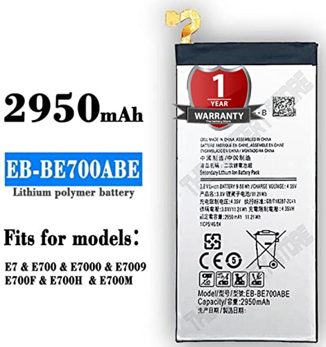 Image of THE BATTERY STORE Original EB-BE700ABE Battery for Samsung Galaxy E7 Battery with 6Month Warranty and high Capacity Battery Backup (for Samsung E7)