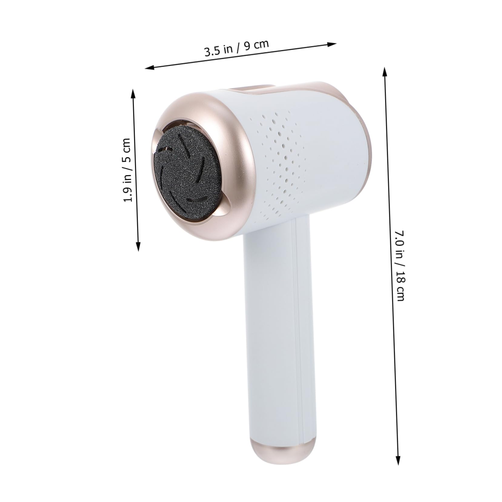 Rullo per Pedicure Elettrico per Piedi Rimozione Calli e Pelle Morta, Batteria 1800mah, Ricarica Usb, Design Compatto in Abs, per Uso Domestico