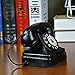 1 Pack Antique Phone Props -Black Creative Vintage Decorative Phone - Cafe Bar Window Decoration Home Decor - Microphone Unremovable(It's not a Real Telephone, just a Decoration)