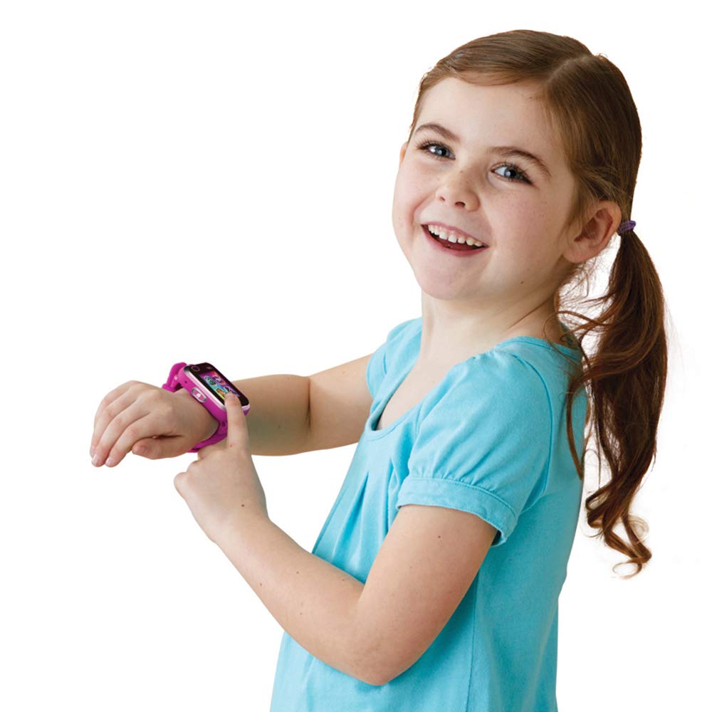 VTech - Kidizoom Smartwatch Connect DX2 Raspberry, Smartwatch per bambini, Smart Watch per bambini - 5/13 anni - Versione FR