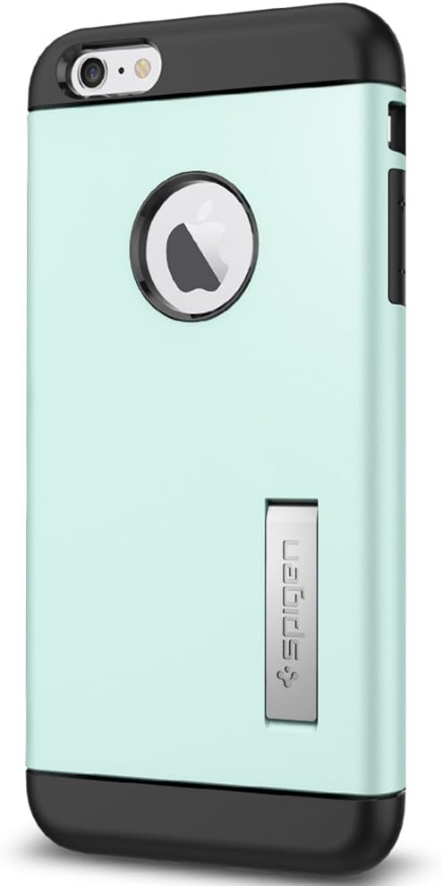 Spigen Slim Armor iPhone 6 Plus Case with Kickstand and Air Cushion Technology and Hybrid Drop Protection for iPhone 6S Plus / iPhone 6 Plus - S Mint