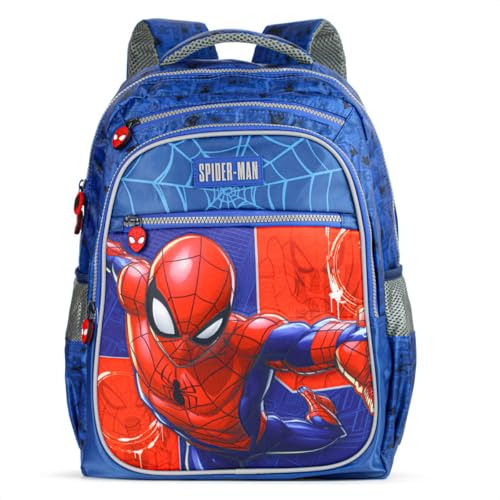 Xeryus - Mochila Escolar Xeryus 17 Spider Man 14952 Azul e Vermelho - Infantil - Único - Azul