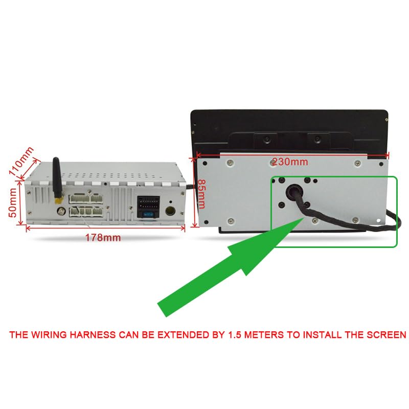 1.5m Cable for Rotatable Multifunction GPS Navigation Display