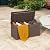 Patiowell 100 Gallon Resin Deck Box, Waterproof Large Outdoor Storage Box for Patio Furniture and Garden Tools, Dark Brown