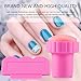 Produktbild Swiftswan Nail Art Stempeln Stempel Werkzeuge mit Kratzen Messer Nail Art Stamping Kit