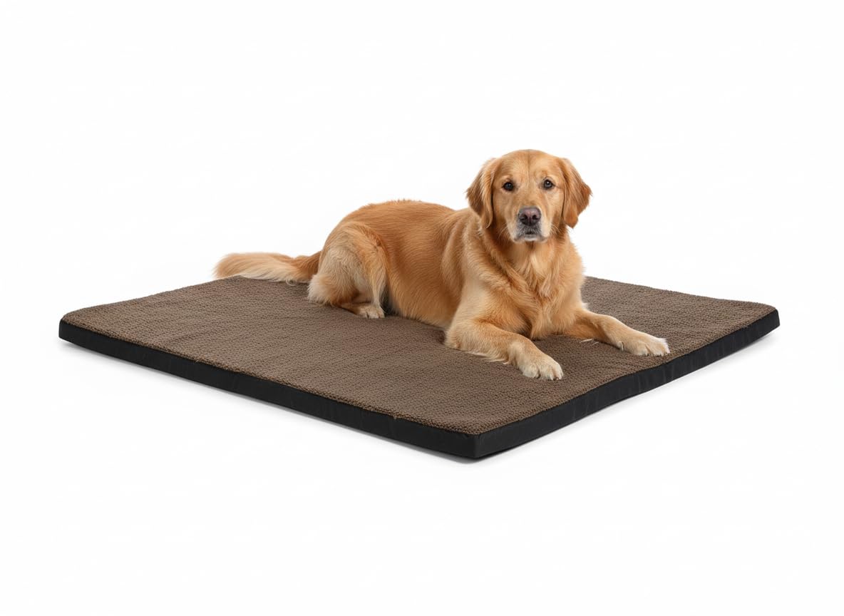 MH Home Dog Bed With Removeable Washable Cover, Pet Cat Beds Cushion Mattress, Soft Warm Dog Mat Pad For Dogs (Large 75 x 100 cm, Nordic) โ image 1